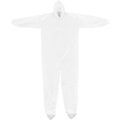Global Equipment Disposable Microporous Coverall Elastic Hood   Boots White Large 25/Case KC-MIC-60G-CVL-L-HB
